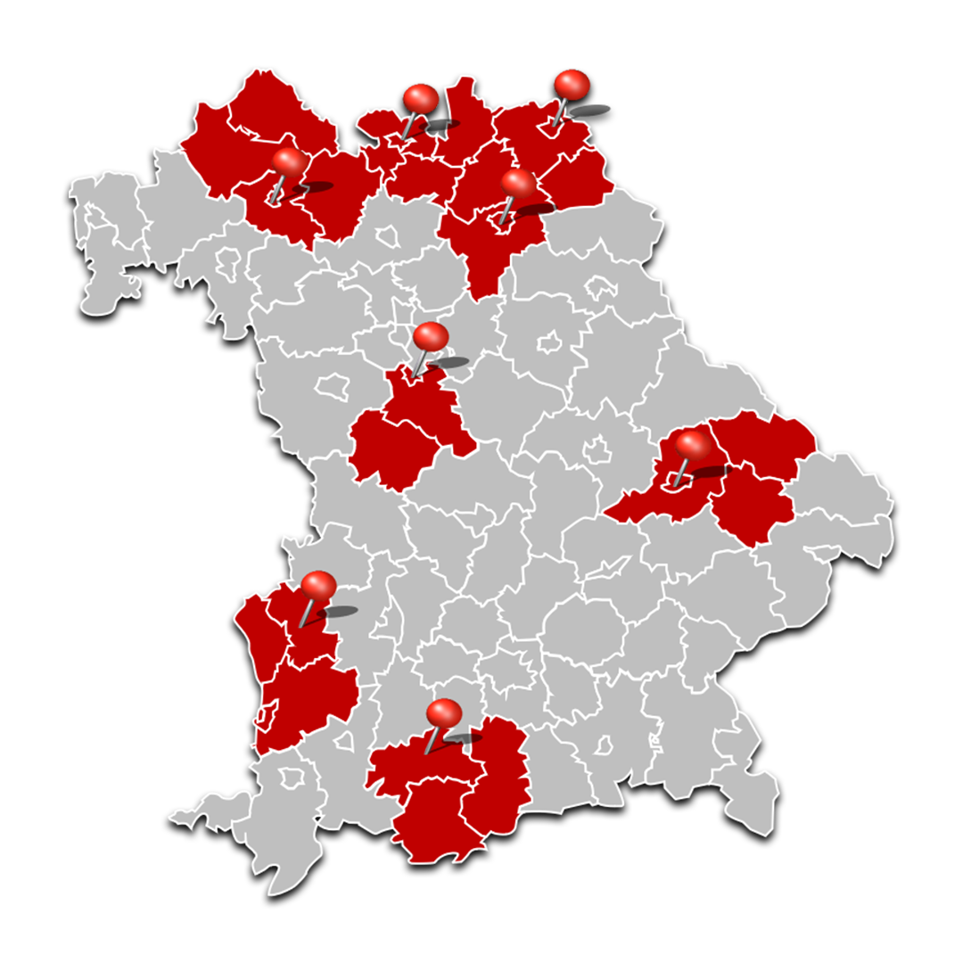 Unsere Standorte in Bayern